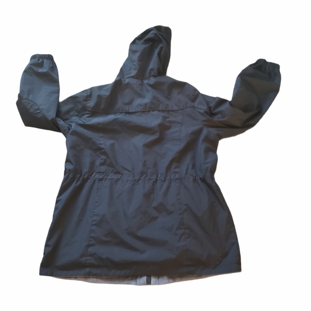 Free Country Black & Gray Reversible Fur Jacket. Size Large - Picture 6 of 10